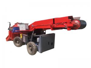 二手轮胎式扒渣机结构及应用